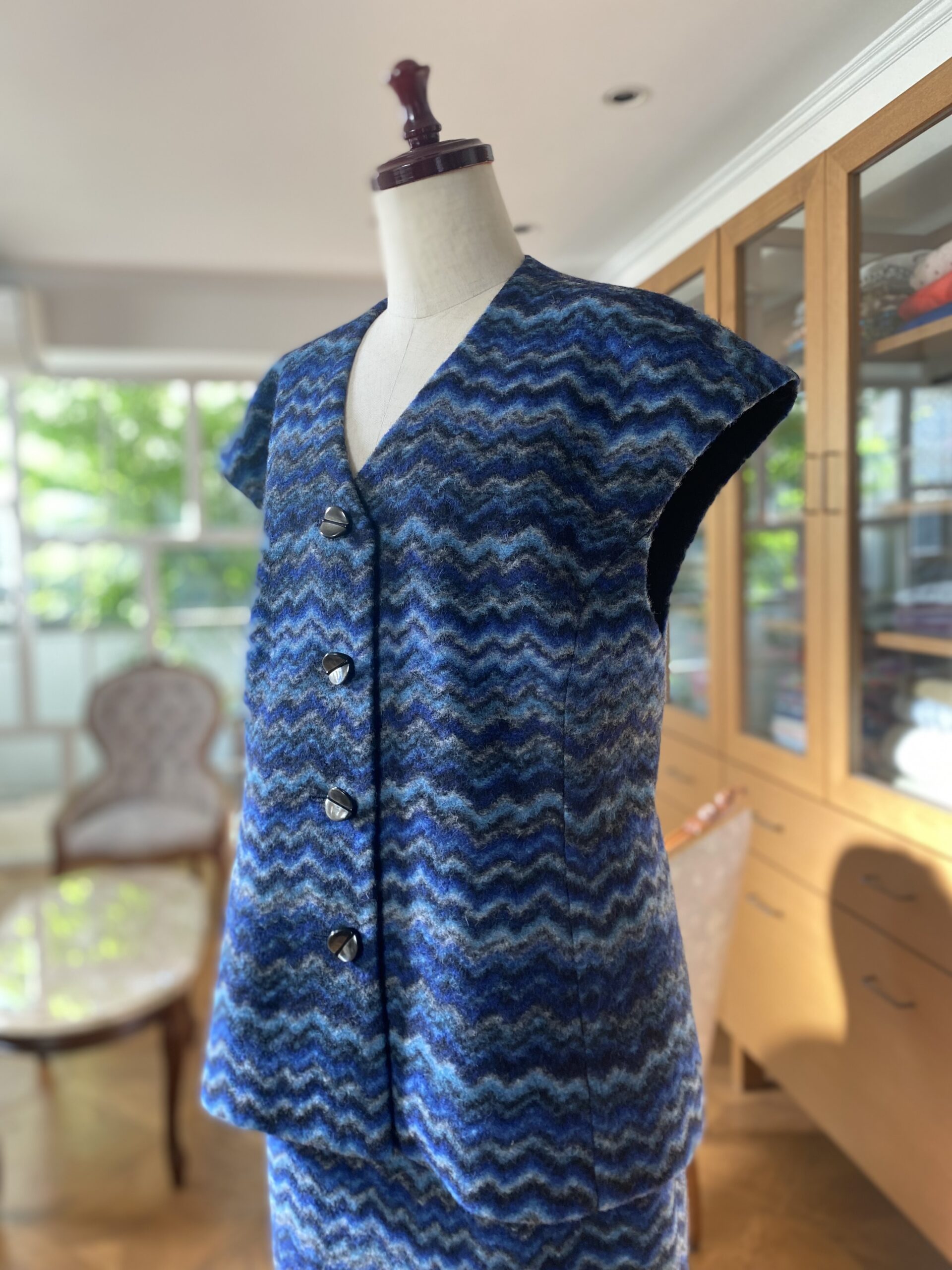 ジレとスカートのセットアップ - 「アトリエミヨ」広島市のオーダー