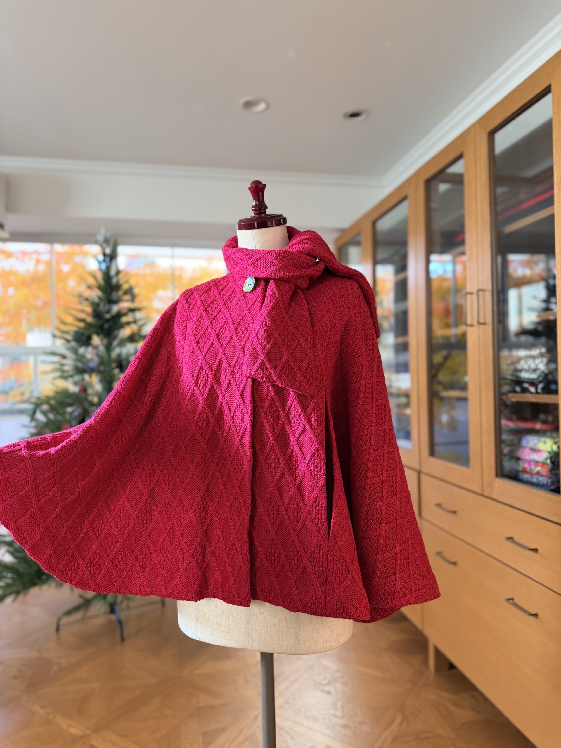 シルクカシミヤニットのマント - 「アトリエミヨ」広島市のオーダー